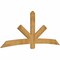Ekena Millwork Alberta Rough Sawn Timber Gable Bracket, Western Red Cedar, 96"W x 40"H x 2"D x 6"F, 10/12 Pitch GBW096X40X0206ALB00RWR - alternate 3